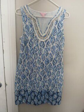 Lilly Pulitzer Casual Cotton Fitted Summer Dress
